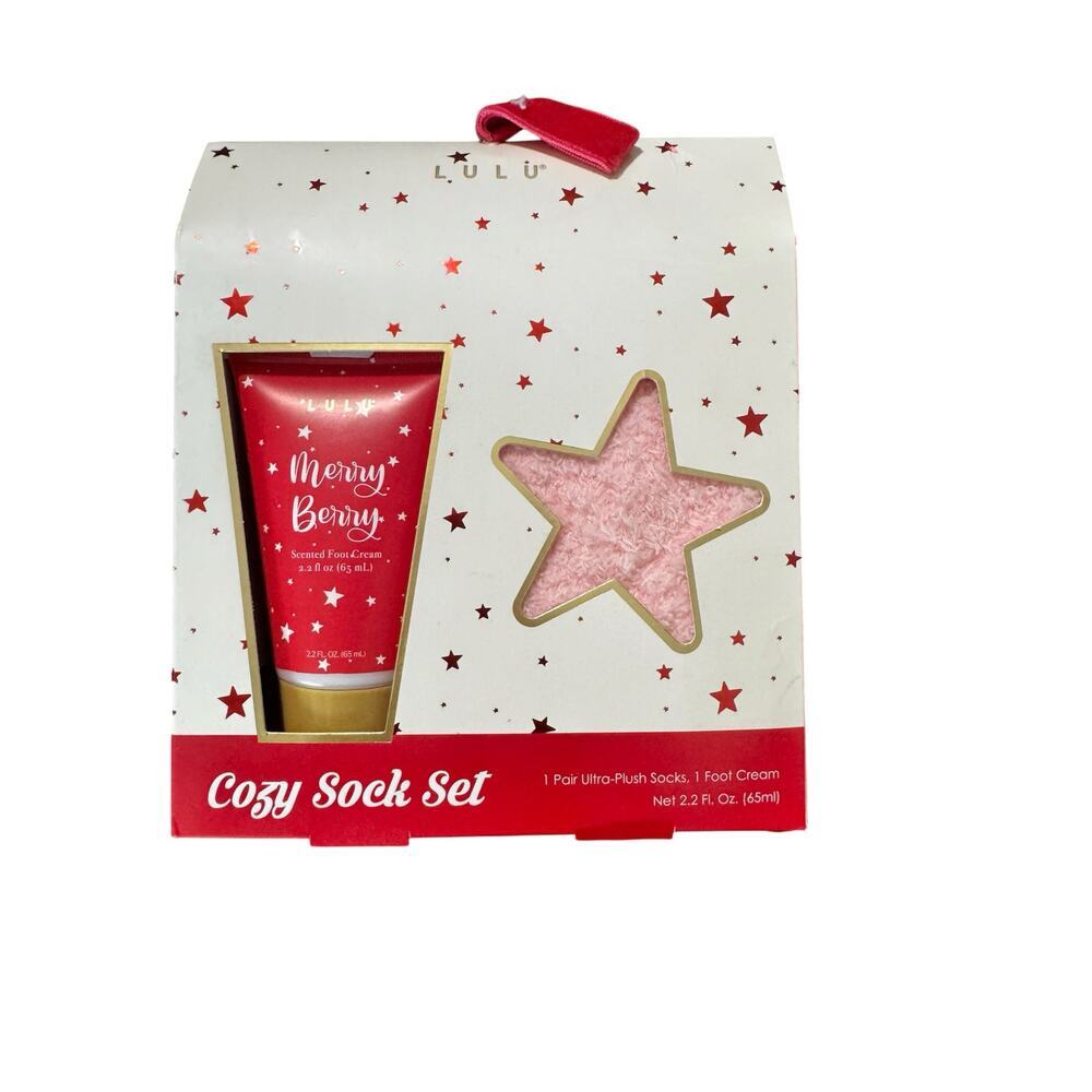 NWT Cozy Sock Set with Socks & Foot Cream